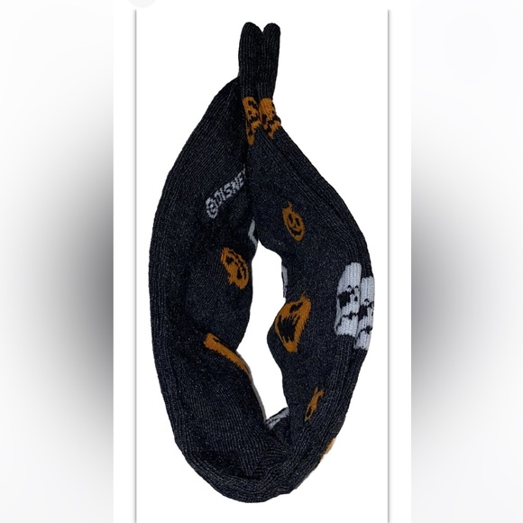 Nightmare Before Christmas Crew Socks 1Pair Men 6.5-12 Black Orange Jack Tim NEW - Picture 6 of 9